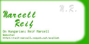 marcell reif business card